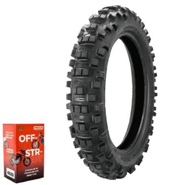 Imagem de Kit Pneu Crf 250r 140/80-18 70m Tt 7 Days Enduro Borilli + Câmara