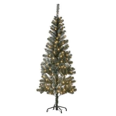 Imagem de Árvore de Natal Nevada 1,50m com 200 Galhos  Pinheiro Natalino Decorat