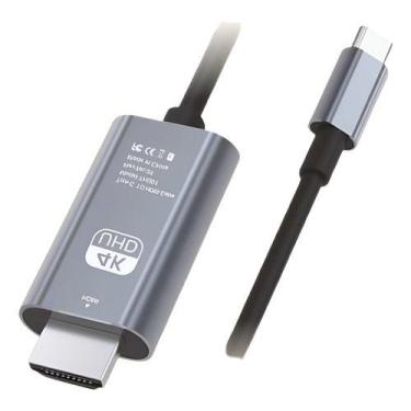 Imagem de Cabo Usb-c Hdmi 4k 30hz 2m Thunderbolt 3 C/ Mxt Audio