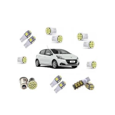 Imagem de Kit Lâmpadas Led Peugeot 308 Blue Lion - Completo