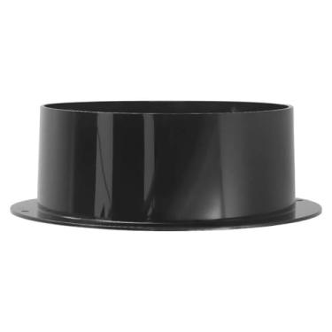 Imagem de Conector de flange de duto de ar de plástico Tubo de ventilação de ventilador redondo Encaixe de parede (75 mm)