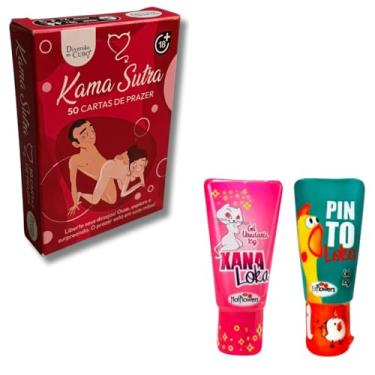 Imagem de Kit Erótico para Casais Baralho 50 Cartas com Xana Loka Feminino e Pinto Loko Masculino