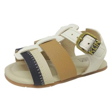 Imagem de Sandália Infantil Menino Conforto Ajustável Cup Cake Klin