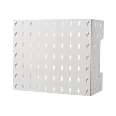 Imagem de GLOGLOW Peg Board, Pegboard Kit Pegboard Branco Pegboard Plástico Pegboard Pendurado Modular para Organizador de Parede para Sala de Artesanato de Escritório Peg Board Organizador