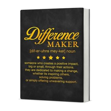 Imagem de KSFFWQIN Caderno de diário para criador de diferenças, presente de agradecimento do funcionário, presentes de agradecimento para colegas de trabalho, chefe, caderno de escrita com definição de criador