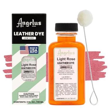 Imagem de Angelus Tintura de couro – Tintura de couro flexível para sapatos, botas, bolsas, artesanato, móveis e mais 85 g (rosa claro)