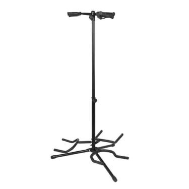 Imagem de Suporte Triplo para Violão no Chão, Organizador para Viola, Baixo e Guitarra que Economiza Espaço