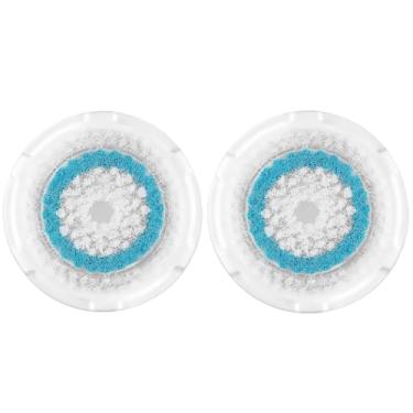 Imagem de Azonbey Substituição de cabeça de escova compatível com Clarisonic Mia 1, Mia 2, Mia Fit, Alpha Fit, Smart Profile Uplift e Alpha Fit Cabeças de escova de limpeza facial (azul - 2 unidades)