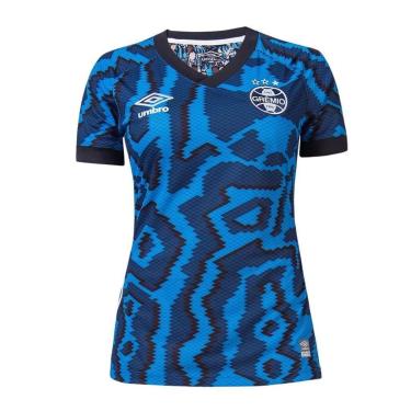Imagem de Camisa Feminina Grêmio III Azul Umbro 2022-Feminino