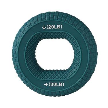 Imagem de Shakven Fortalecedor de pinça de mão, treinador de força do antebraço | 2 níveis de resistência para exercícios de mão anel de silicone para fortalecimento de aperto - Treinador de fortalecimento de