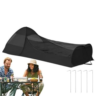 Imagem de Barraca de rede de acampamento | Saco de dormir portátil com zíper duplo, abrigo respirável para espaço grande, equipamento de acampamento para quarto, pátio