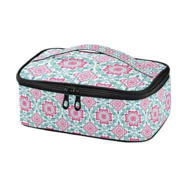Imagem de GUIJI Lancheira vintage Mandala 2 isolada, lancheira à prova de vazamento para mulheres e homens, lancheira portátil para trabalho, piquenique, viagens
