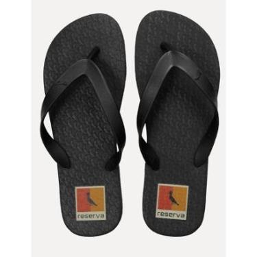 Imagem de Chinelo Reserva Masculino Double Tag Preto-Masculino