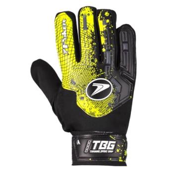 Imagem de Luva Goleiro Poker Campo Training Basic Amarelo Preto Corte Negativo Alta Performance Futebol Treino Adulto Masculino Resistente Confortável (Amarelo e Preto, 9)