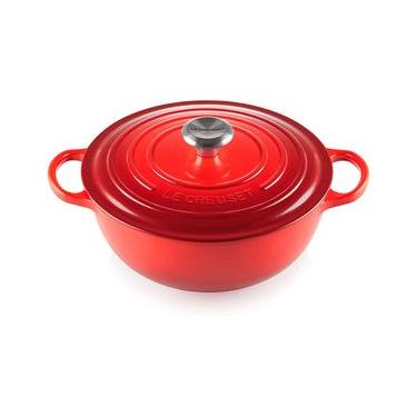Imagem de Panela Marmita Gourmet 32 cm Vermelho Le Creuset