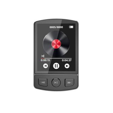 Imagem de Reprodutor de Mp3 com Tela Digital BT5 0 Alto-falante Portátil Som Lossless Estudantil Gravação Alta Clareza Rádio FM Gr