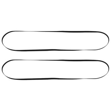 Imagem de 2 correias para toca-discos compatíveis com reprodutor de discos estéreo automático Audio-Technica para substituição de correia de toca-discos AT-PL50 AT-LP60