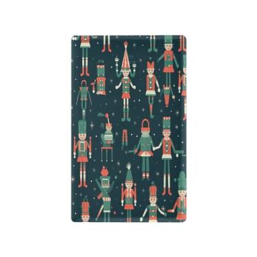 Imagem de Wassud Placa de cobertura de interruptor de luz padrão de quebra-nozes de Natal, capas de tomadas duplas, placa de parede, decoração de casa, sala de estar, quarto, decoração