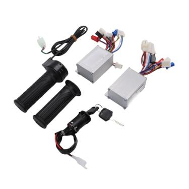 Imagem de RiToEasysports Kit de Conversão de Bicicleta Elétrica, Controlador de Motor Escovado de 250 W Com Punho do Acelerador e Interruptor de Ignição para Modificação de Motocicleta Triciclo Scooter