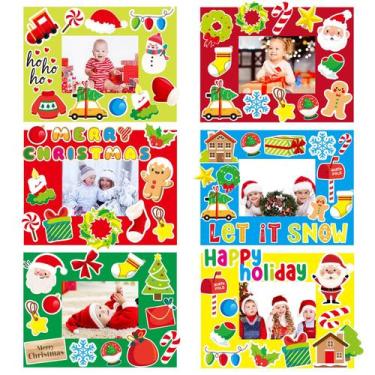 Imagem de Porta-retratos de Natal Craft Kit chiazllta para crianças x30