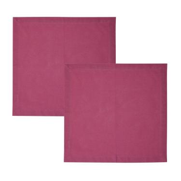 Imagem de Cj 2 Guardanapos de Tecido Algodão Cassis 40x40cm Royal Decor