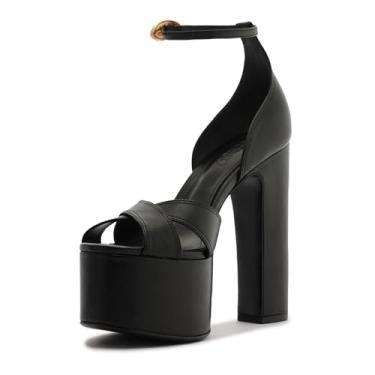 Imagem de SCHUTZ Sandália plataforma feminina Jolene, Preto, 40