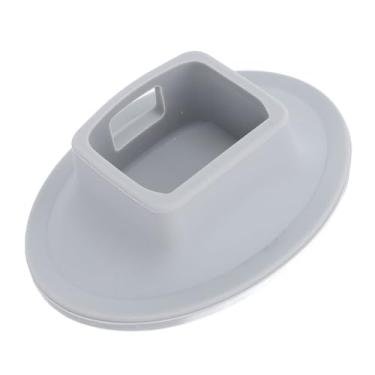 Imagem de Suporte de silicone para câmera portátil OSMO Pocket 3 Base fixa Suporte de mesa com porta de carregamento Leve Design compacto Colocação estável para criadores de conteúdo (Cinza)