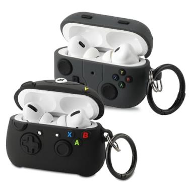 Imagem de [2Pac] Capa compatível com Airpods Pro 3 (2025), lindas capas protetoras de silicone macio para Apple AirPods Pro 3ª geração, capa para Airpod Pro 3 com chaveiro para homens/meninos