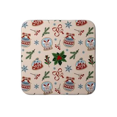 Imagem de Ladrilho Decorativo de Cerâmica Natalino Estilo Retrô com Pão de Gengibre