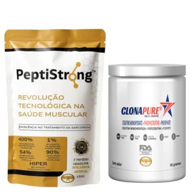 Imagem de Kit Treino Força e Performance – Peptistrong® + Clonapure®