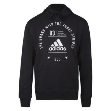 Imagem de BLUSA DE MOLETOM ADIDAS COMMUNITY LINE BJJ COM CAPUZ - MASCULINO-Masculino