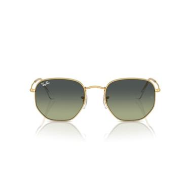 Imagem de Óculos de Sol Ray-Ban Hexagonal 0RB3548 001/BH Tam 54 / Ouro - Lentes Verde