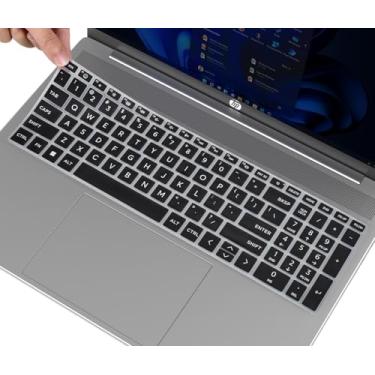 Imagem de Capa para teclado HP OmniBook 5 AI 40.6 cm 16-ag 16-af 16-ba 16-bc 16z-ag100 16z-bc100 Series Laptop 16-ag1075cl 16-af1037nr 16-bc1047nr Skin, preta (não para OmniBook 5 16-fr Série b 14-he 14-fp