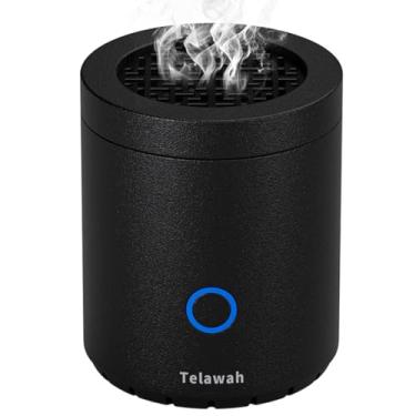 Imagem de Queimador de incenso portátil bukhoor, mini USB tipo C, máquina de aromaterapia para carro com carregamento elétrico, resina, acendedor de carvão para presentes islâmicos de escritório (preto)