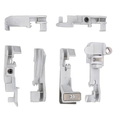 Imagem de Generic Conjunto de Calcadores, Acessório de Costura Eficiente para Máquina Overlock Doméstica 14U, 6 Peças