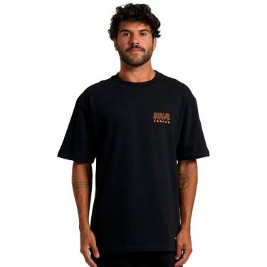 Imagem de Camiseta Hurley Especial Maxfit Psyco Masculina, Preto, G