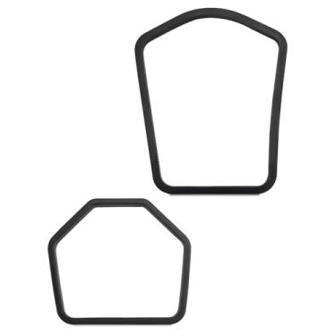 Imagem de Kit de vedação de escape superior e inferior 320961 adequado para motores de popa Johnson Evinrude 75-300 HP substituir 320936, caixa de engrenagens e vedações de carcaça de escape