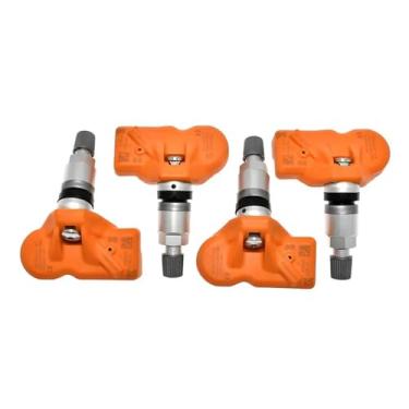 Imagem de OGGUYME Sensor TPMS Sistema de sensor de monitor de pressão de pneu 6856227-03 compatível com BMW 1 3 5 6 7 X1 X3 X4 X5 X6 Z4 MINI Rolls Royce(6856227-03 (4PCS))