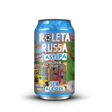 Imagem de CERVEJA ROLETA RUSSA S/ALCOOL EASY IPA - LATA 350 ML