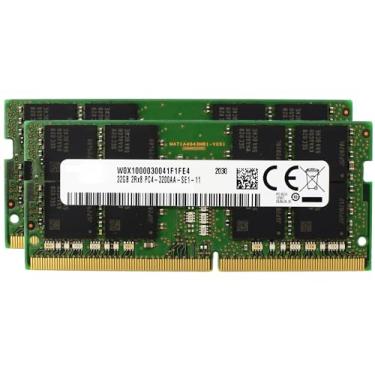 Imagem de Original de fábrica 64 GB (2 x 32 GB) compatível com Dell Alienware, Precision, XPS Notebook Módulo de memória RAM DDR4 3200MHz PC4-25600 SODIMM 2Rx8 CL22 1,2v Dell P/N: SNPP6FH5C/32G Adamanta