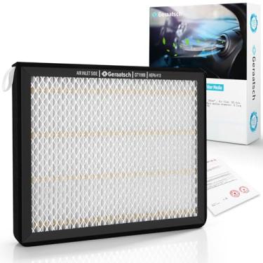 Imagem de Geraatsch Filtro de ar de cabine HEPA, testado 99,95% de filtração, zero deformação, CF11966 para Envision, CT5, LYRIQ, XT5, Blazer, Camaro, Colorado, Equinox, Impala, Malibu, Silverado, Canyon