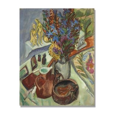 Imagem de NHLDZYH Tela decorativa cozinha, arte vintage especiarias coloridas, arte de parede quadros para sala de estar quarto cozinha. B59. 70 x 90 cm apenas tela