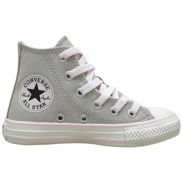 Imagem de Tenis All Star Converse Infantil Feminino Zíper Bege Rosa-Feminino
