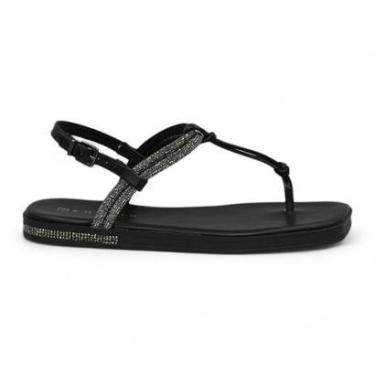 Imagem de Sandália Ramarim Rasteira Feminina 249103-02-Feminino