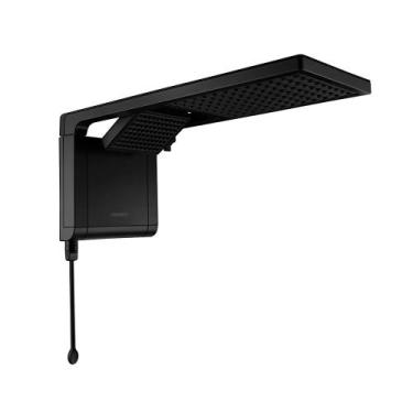 Imagem de Chuveiro Elétrico de Parede á Gas Preto Acqua Duo Lorenzetti, 110V, Pr