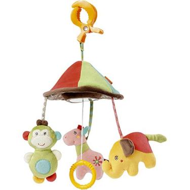 Imagem de Móbile Mini Musical Safari Chocalho e Espelho BR304 - Multikids