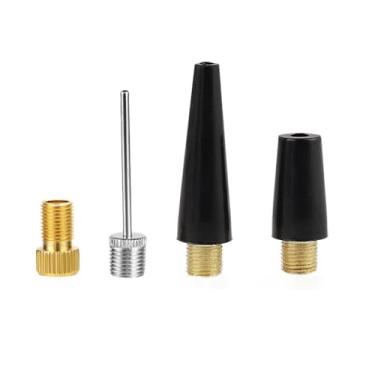Imagem de Kit de agulha de bomba esférica brinquedo inflável adaptador de bomba de pneu francês kit adaptador de bomba de bocal de ar