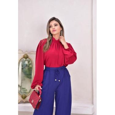 Imagem de Calça Pantalona Feminina/Moda / Tendência /Inverno  - Nanda Fashion Bo