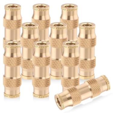 Imagem de HASAOMOI 10 peças de encaixe de linha de freio a ar de 9,5 mm aprovado pelo DOT, encaixe rápido para conectar uniões União de freio a ar tubo de 3/20.3 cm OD para caminhões, reboques e uso industrial