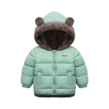 Imagem de Jaqueta De Algodão Com Capuz Para Bebês Meninos E Meninas Casaco De In